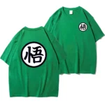 Color: Dark Grey, Size: XXL - Summer Fashion Anime Son Goku Cosplay T-shirt Cotton Short Sleeve Tops Tee Loose Oversized Casual T Shirts Men Harajuku Clothing