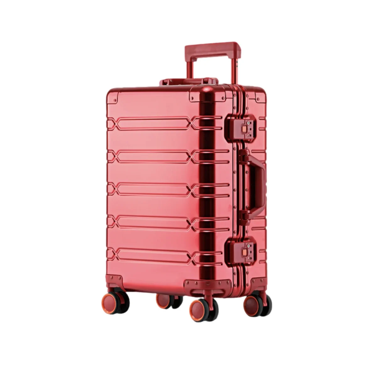 2024 New Large Capacity Durable Luggage Sets Aluminum Suitcase Women Girl Carry-On Boarding Travel 20/24/29 - Image 4