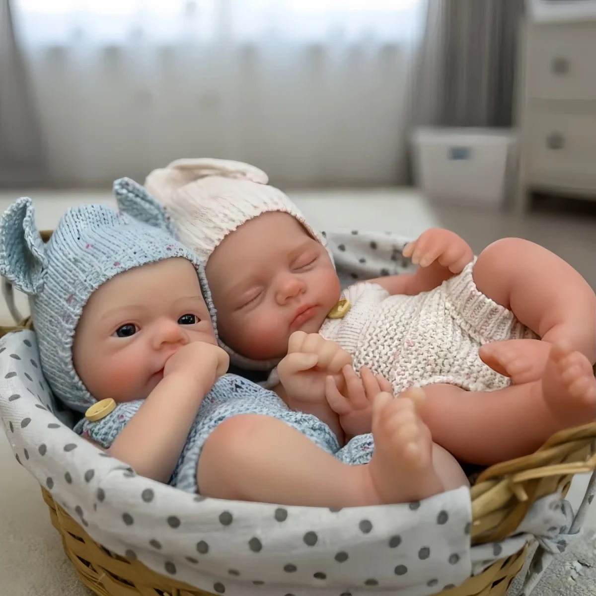1 PCS/2 Styles Open Mouth Solid bebe reborn de silicona Girl Dolls With Painted Skin Soft Washable Body Newborn Silicone Dolls - Image 2