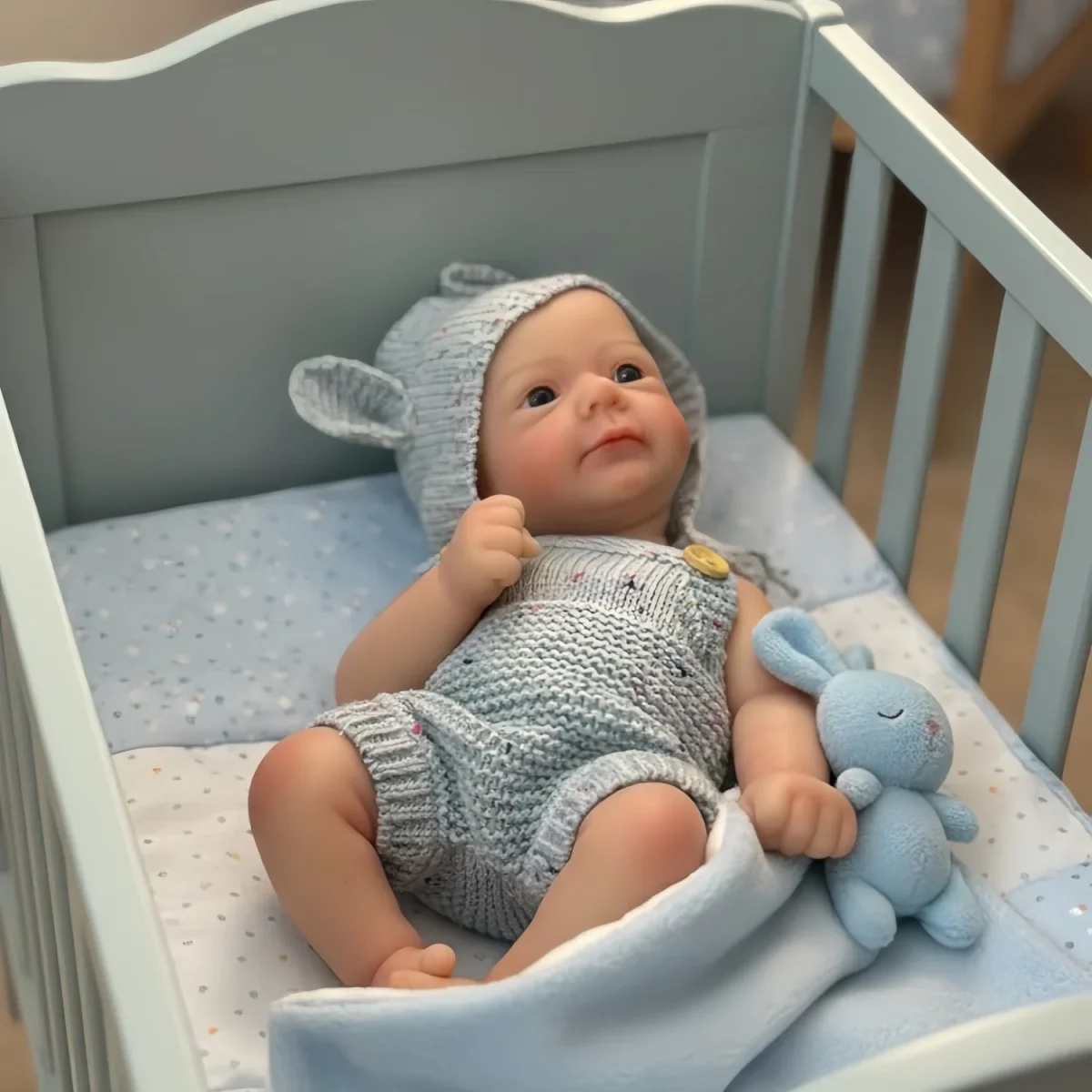 1 PCS/2 Styles Open Mouth Solid bebe reborn de silicona Girl Dolls With Painted Skin Soft Washable Body Newborn Silicone Dolls - Image 5