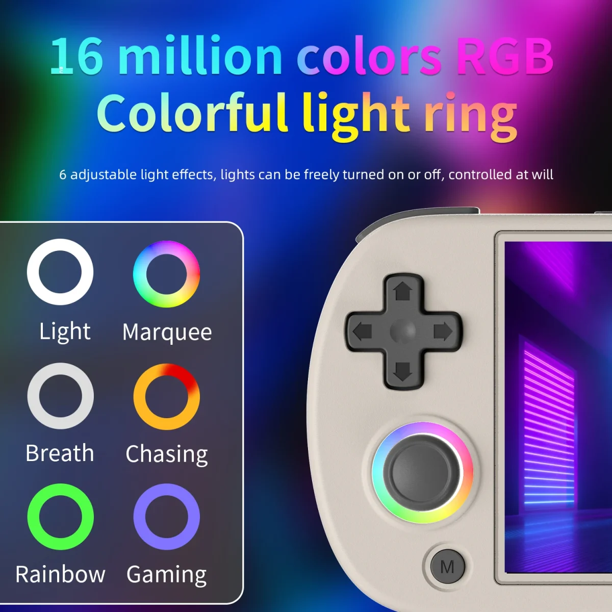 ANBERNIC RG40XX H Retro Handheld Game Console 4.0 Inch IPS Screen Linux System Built-in 64G TF Card 5488 Games Support HD-TV Out - Image 6