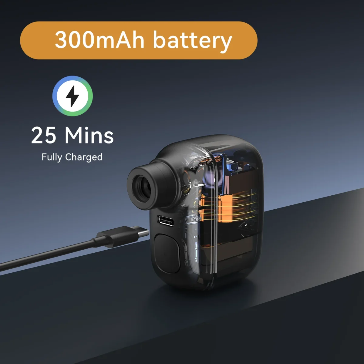 AIRBANK AS100 Mini Portable Bicycle Pump Rechargeable Air Inflator 100PSI Type-C Bike Accessories for Bike Schrader Presta Tires - Image 3