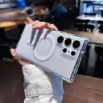 Original For Magsafe Magnetic Case for Samsung Galaxy S26 S25 S24 S21 FE S22 S23 Ultra Plus Wireless Charging Shockproof Cover