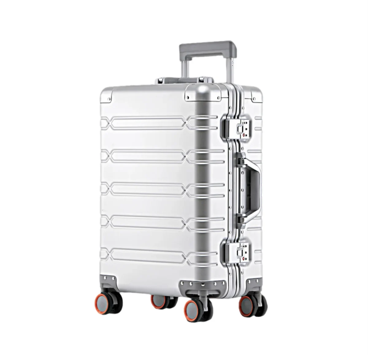 2024 New Large Capacity Durable Luggage Sets Aluminum Suitcase Women Girl Carry-On Boarding Travel 20/24/29 - Image 8