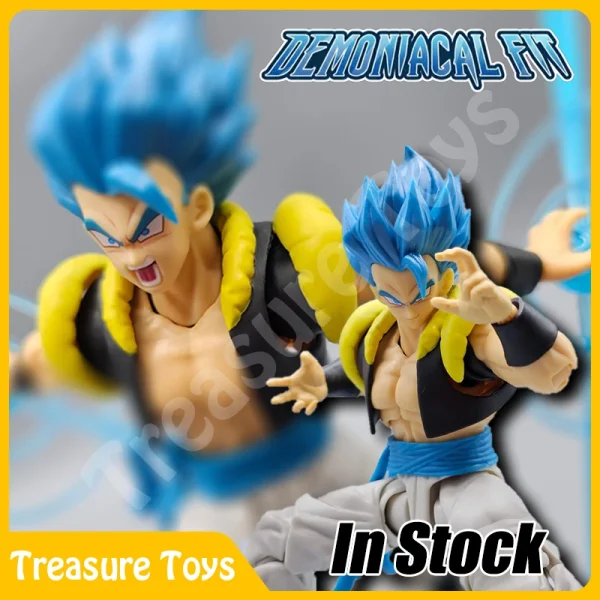 Demoniacal Fit Gogeta Figure Dragon Ball Z Super Saiyan Blue Hero Waltz Gogeta The Supreme Dance Anime Action Figure Toys Gifts