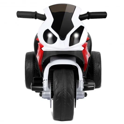 6V Kids 3 Wheels Riding BMW Licensed Electric Motorcycle-Red - Color: Red - Image 5