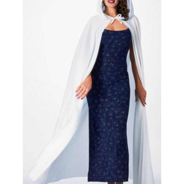 Full Length Wh Hood Cape
