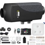 8KW Diesel Air Heater Muffler Diesel Heater 12V Remote Control Diesel Parking Heater with LCD Switch for Car Trucks Motorhome Boat and Bus