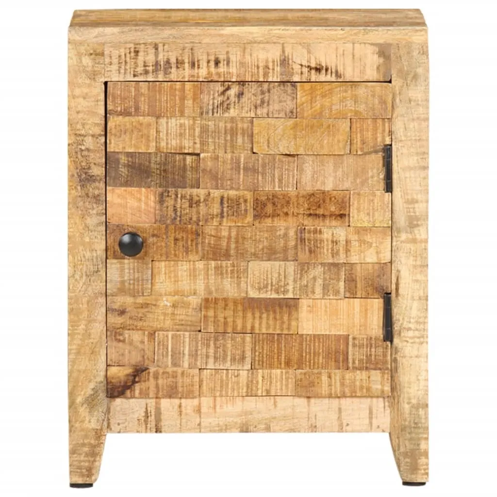 Bedside Cabinet 15.7"x11.8"x19.7" Solid Wood Mango - Image 3