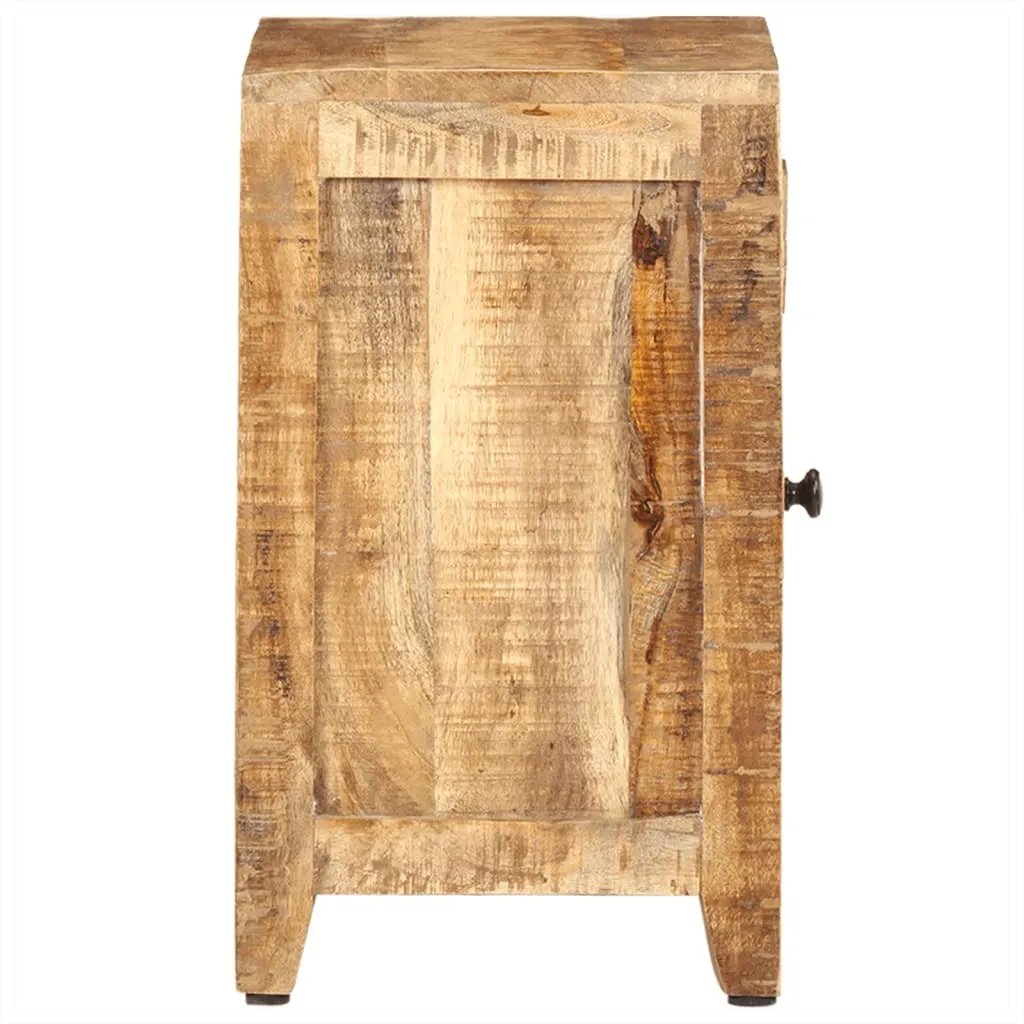 Bedside Cabinet 15.7"x11.8"x19.7" Solid Wood Mango - Image 4