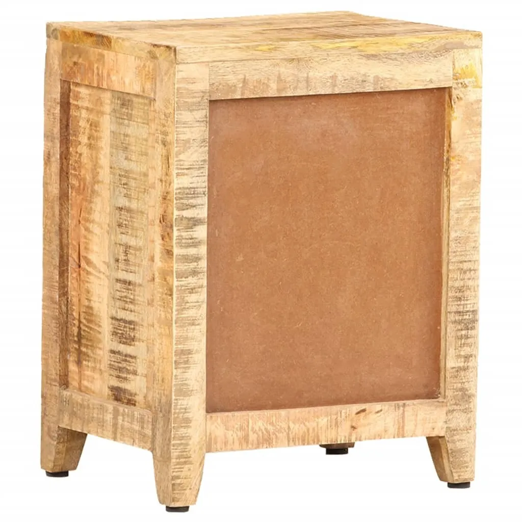 Bedside Cabinet 15.7"x11.8"x19.7" Solid Wood Mango - Image 5