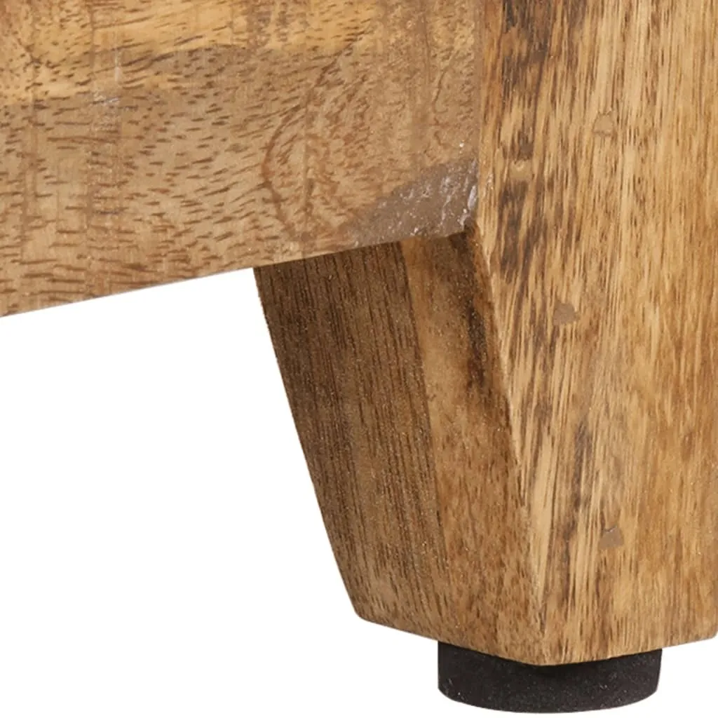 Bedside Cabinet 15.7"x11.8"x19.7" Solid Wood Mango - Image 7