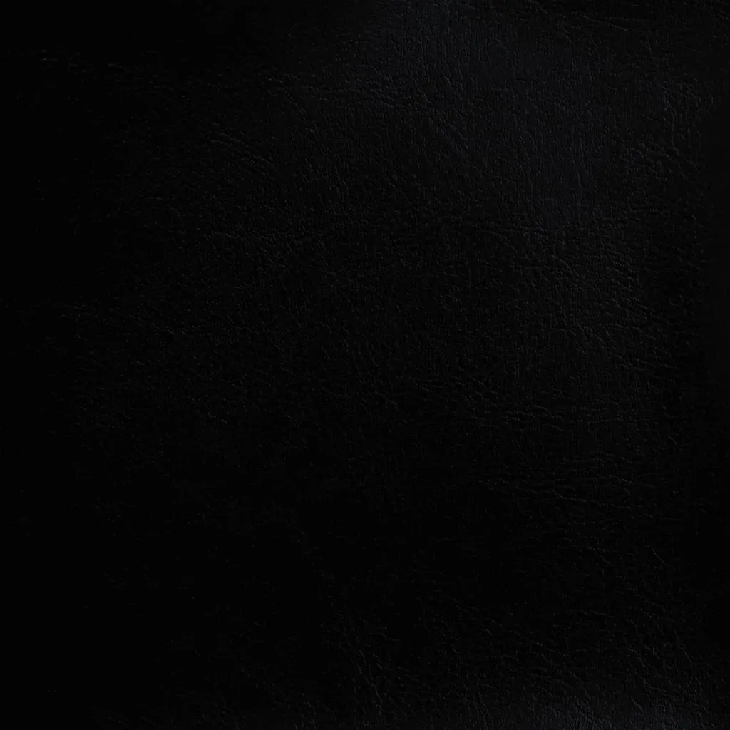 Tub Chair with Footstool Black Faux Leather - Image 7
