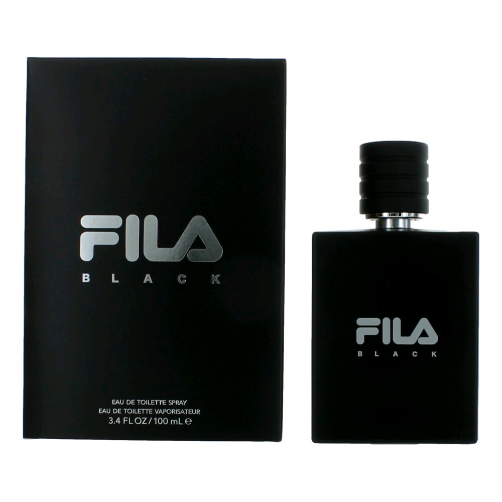 amfilb34s.jpg Fila Black by Fila, 3.4 oz Eau De Toilette Spray for Men - Image 1