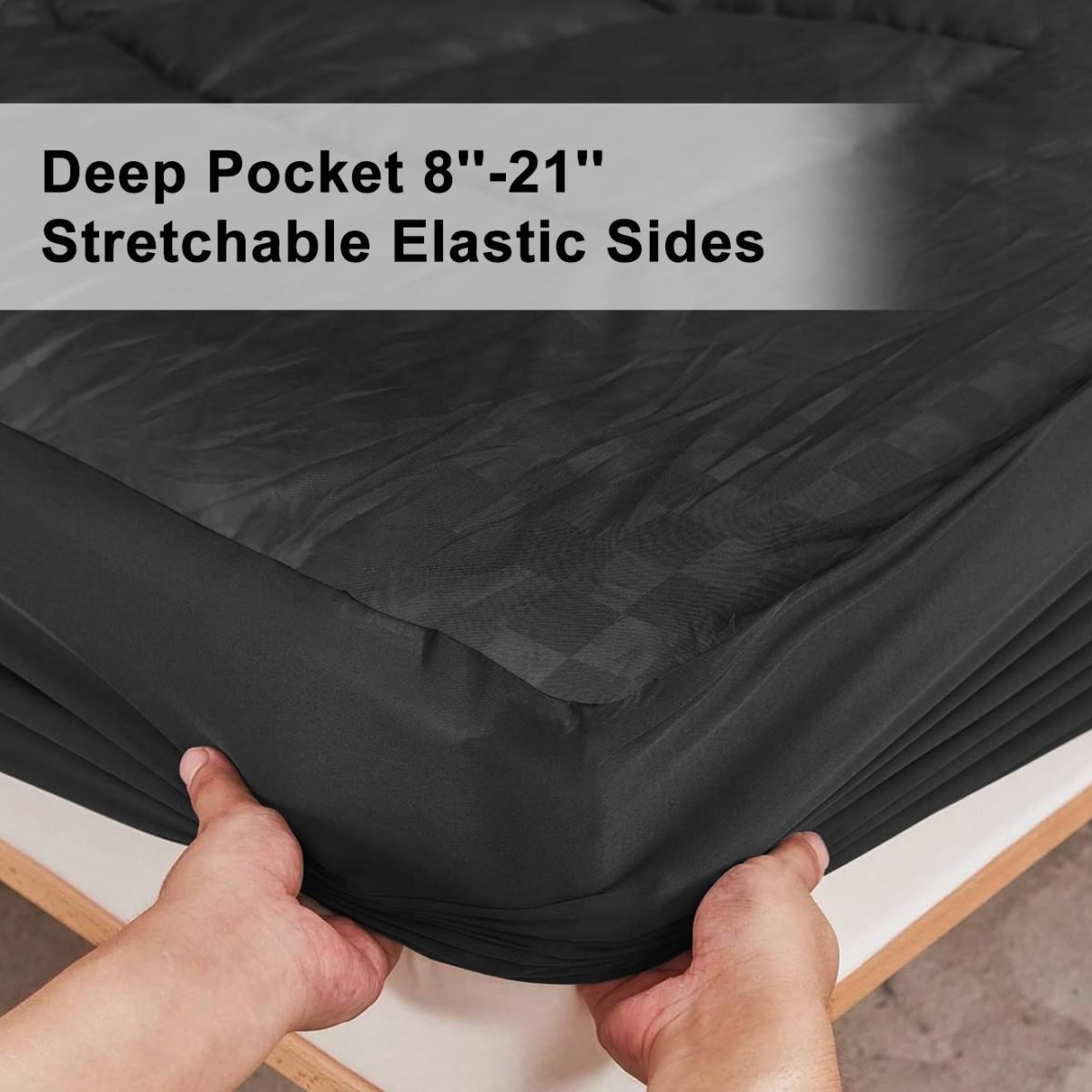 Solid-color embossed mattress bedspread,  Full size - Image 17
