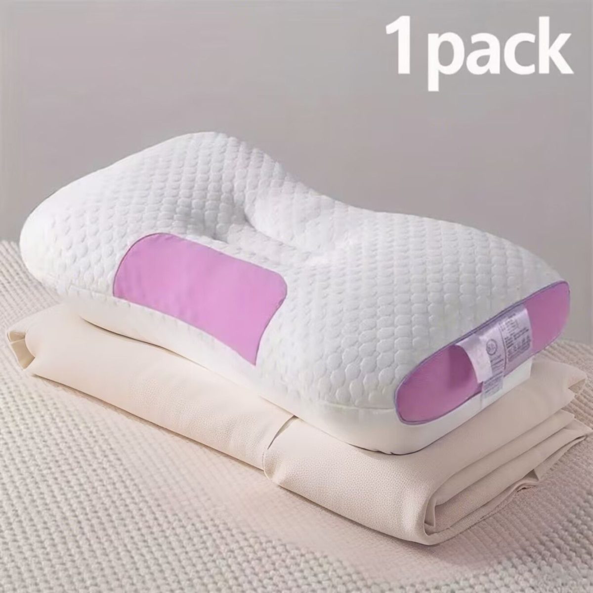 3D Knitted Cotton Massage Pillow(1pack) - Image 4