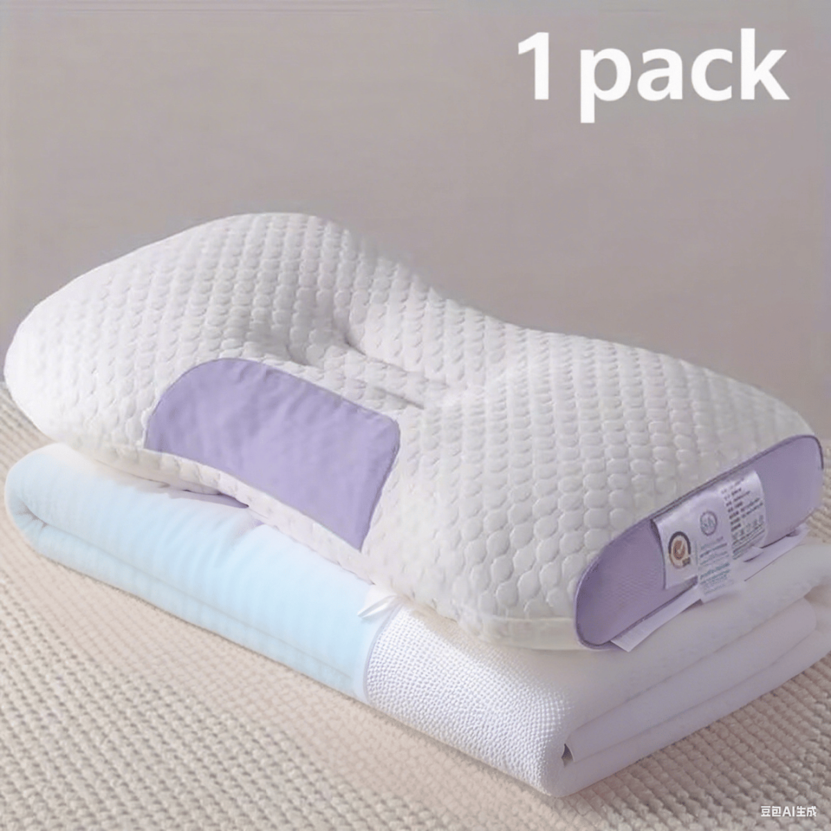 3D Knitted Cotton Massage Pillow(1pack) - Image 7