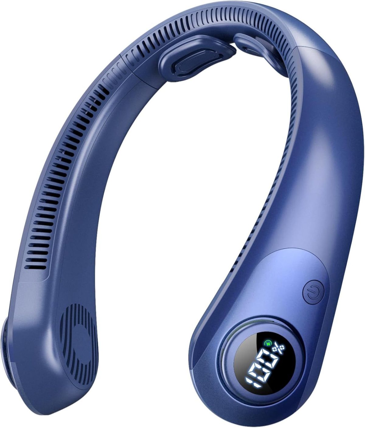Portable Neck Fan that Blow Cold Air, LED Display, Rechargeable Hands-Free Wearable Cooling Personal Fan, 5 Speed, Neck Support, Bladeless Neck Air Conditioner, Gifts for Women/Men, Hot Flashes - Image 9