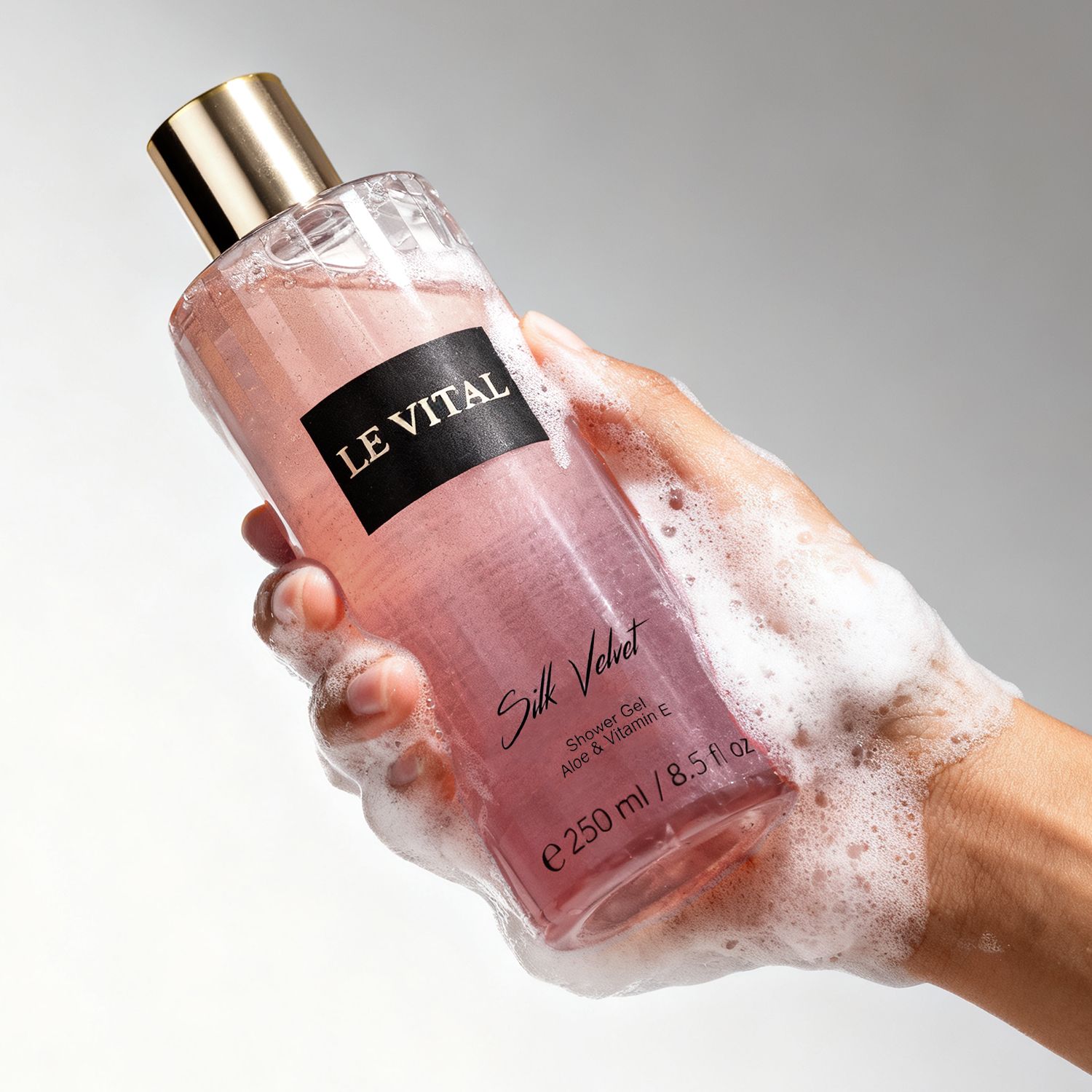 d01027h818u.jpg 8.5 fl oz Moisturizing Shower Gel, Hydrating Body Wash with Aloe Vera & Vitamin E for Smooth Skin - Image 1