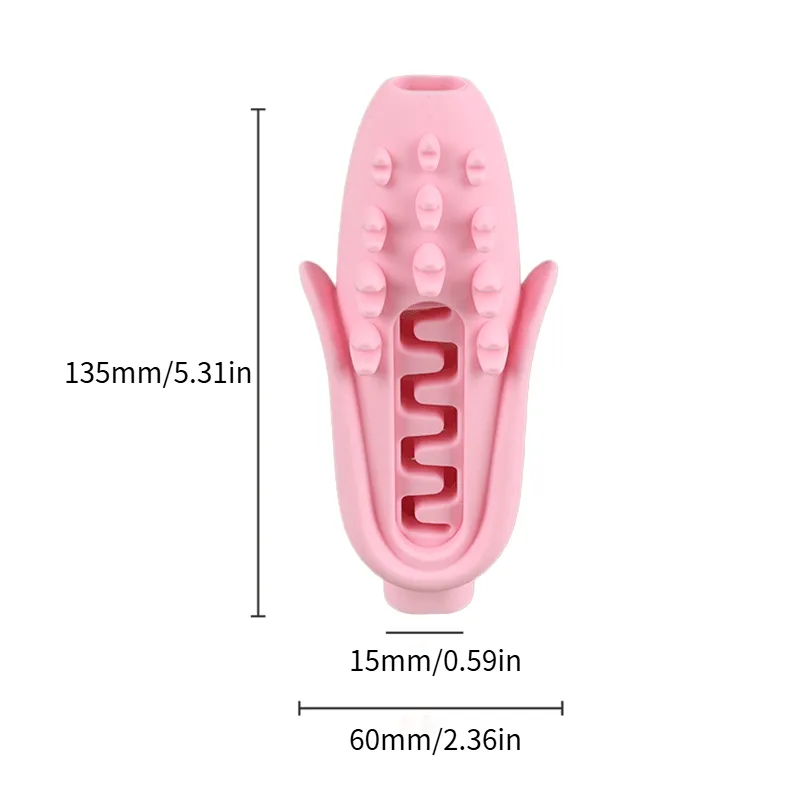 Pet Corn Chew Stick for Dogs, Food-Grade Silicone Teething Toy, Durable Bite-Resistant Dog Chew Toy for Small to Large Breeds - Image 6
