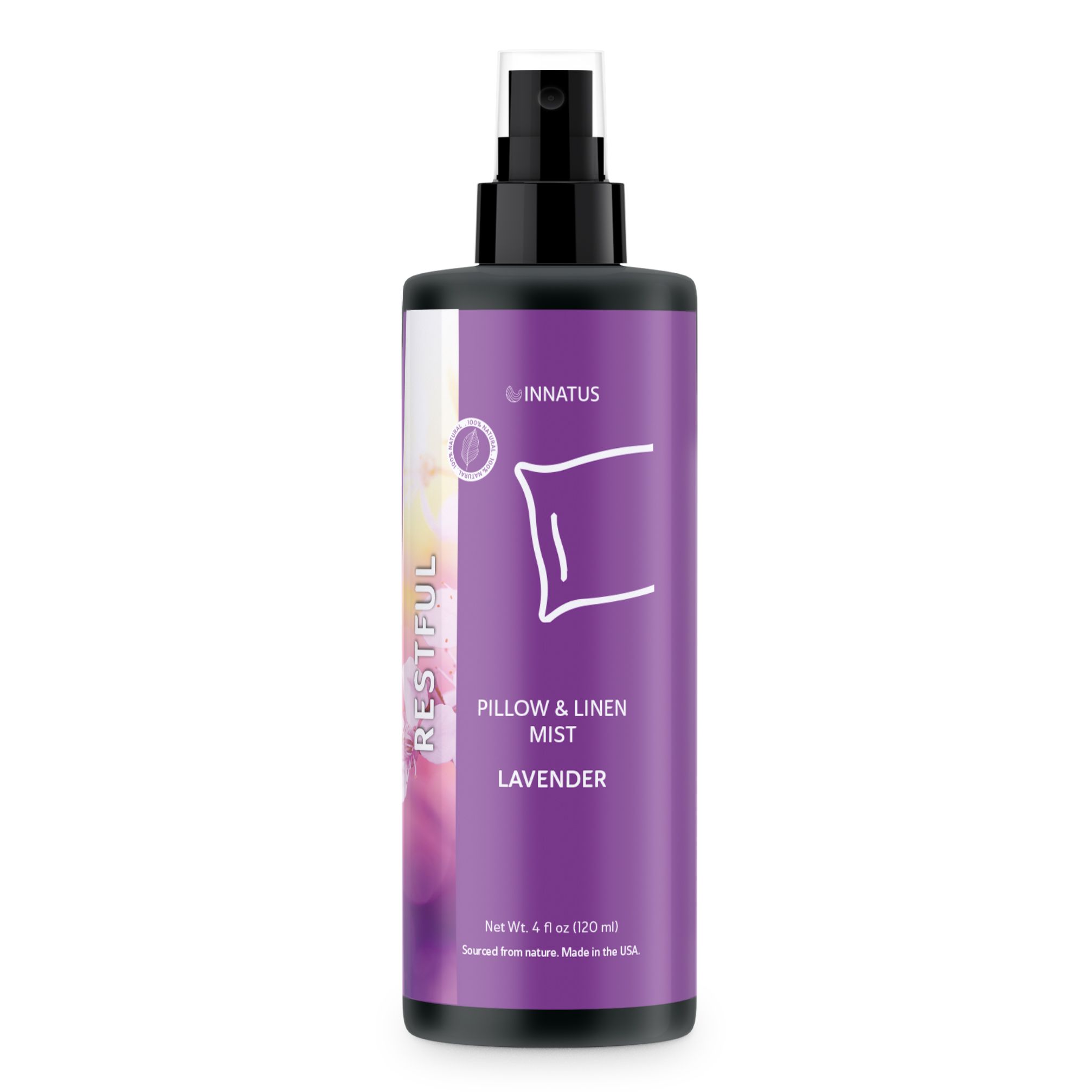 d0102havhs2.jpg All-Natural Restful Lavender Pillow & Linen Spray – 4oz Aromatherapy Mist with Lavender for Relaxation & Stress Relief – Water-Based, Chemical-Free – Made in the USA - Image 1