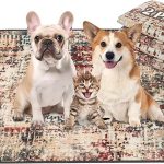 Qeils Washable Pee Pads for Dogs, 2 Pack Reusable Puppy Pads 18"x24" Super Absorbent Leakproof Dog Training Pads, Non-Slip Potty Pads for Floor, Crate,Couch, Whelping Pads Litter Mat Puppy Supplies
