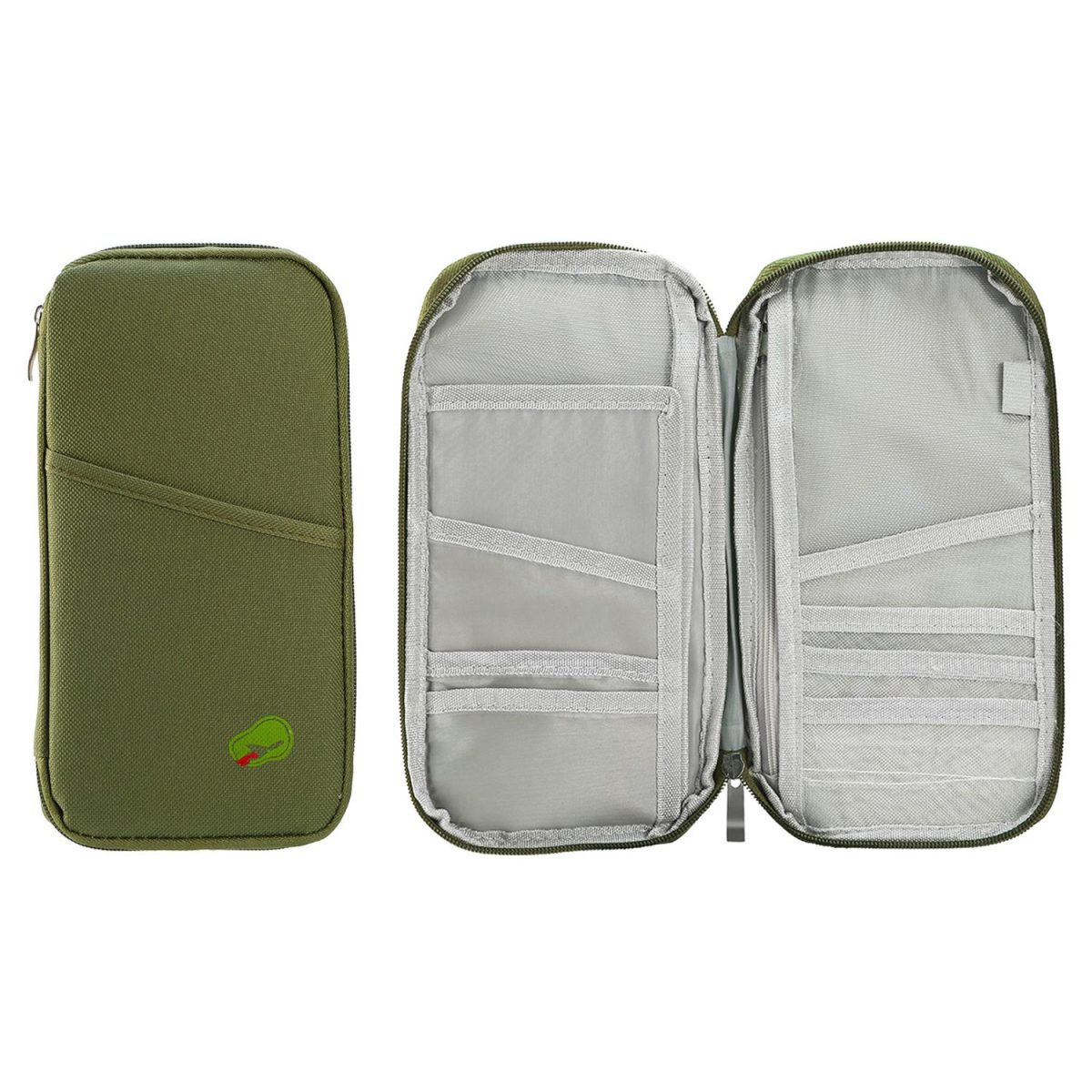 Travel Passport Wallet 12Cells Ticket ID Credit Card Holder Water Repellent Documents Phone Organizer - Image 3