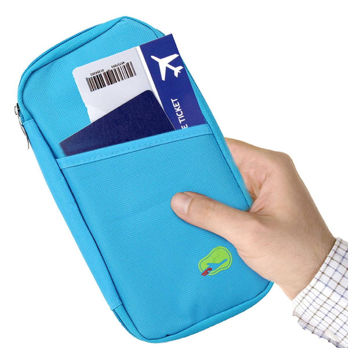 Travel Passport Wallet 12Cells Ticket ID Credit Card Holder Water Repellent Documents Phone Organizer - Image 23