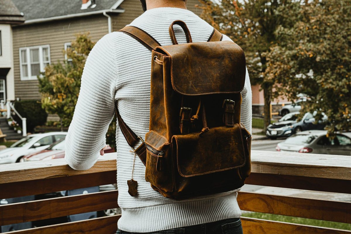 The Hagen Backpack | Vintage Leather Backpack - Image 8