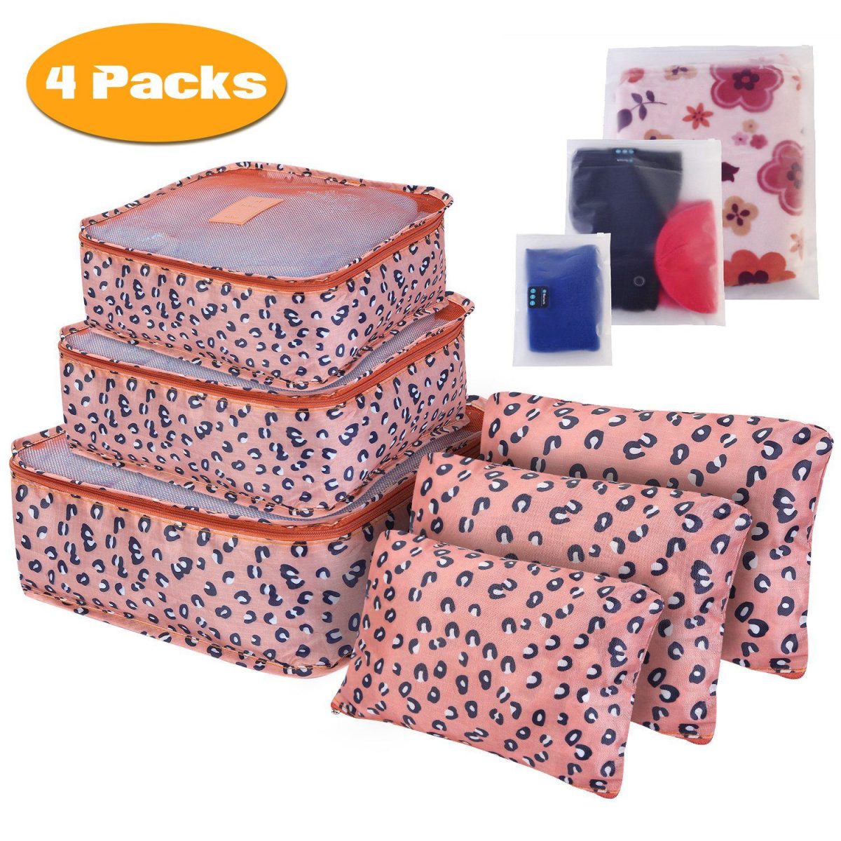 9Pcs/Set Clothes Storage Bags Water-Resistant Travel Luggage Organizer Clothing Packing Cubes for Blouse Hosiery Stocking Underwear - Image 76