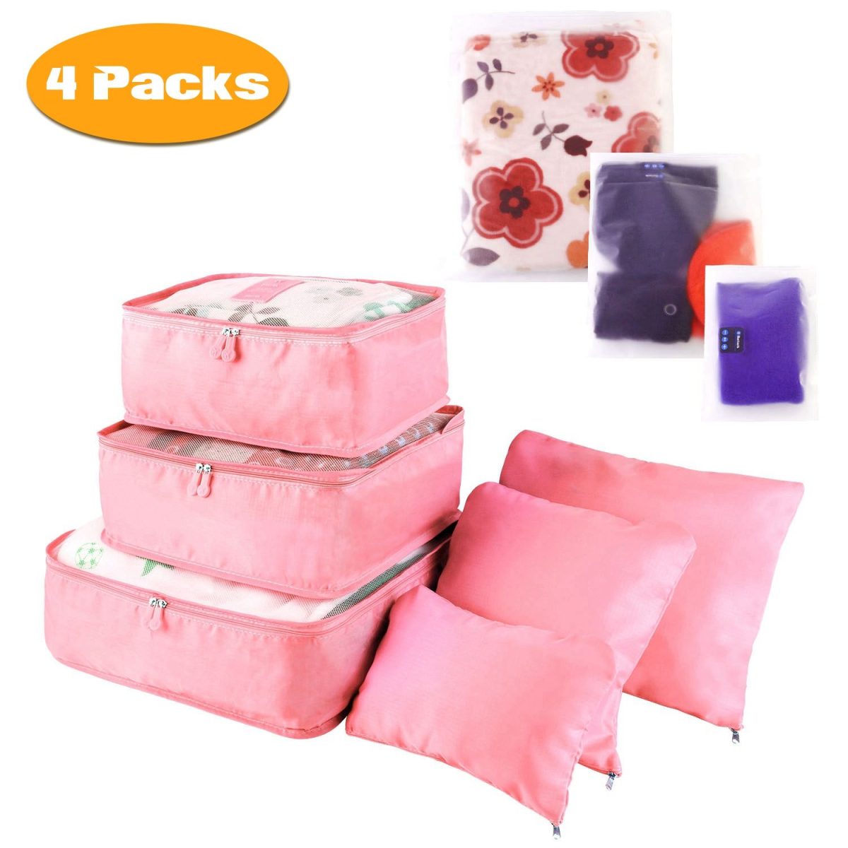 9Pcs/Set Clothes Storage Bags Water-Resistant Travel Luggage Organizer Clothing Packing Cubes for Blouse Hosiery Stocking Underwear - Image 59