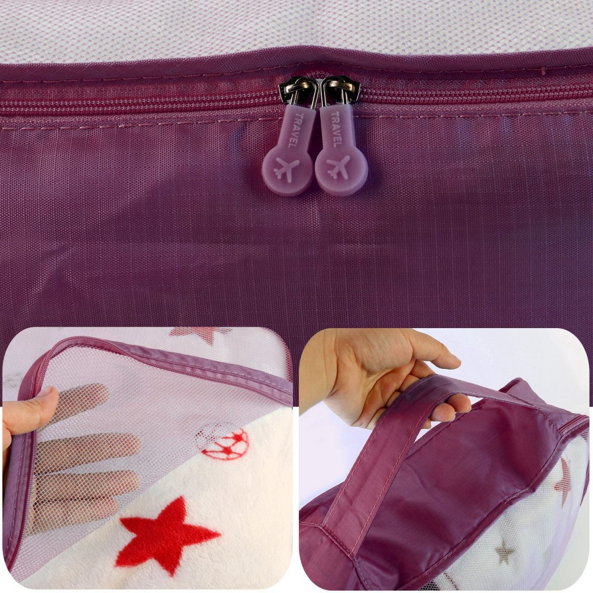 9Pcs/Set Clothes Storage Bags Water-Resistant Travel Luggage Organizer Clothing Packing Cubes for Blouse Hosiery Stocking Underwear - Image 86