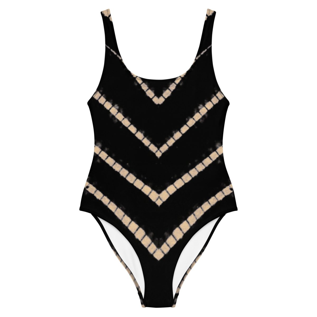 Lyra One Piece Swimsuit in Black Shibori - Image 12