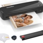 Versatile Laminator Machine,It has Quick Warm Up, Fast Laminating Documentation and Photos, Increases Their Long Term Color Preservation. Suitable for Family, Office and School A4/A5/A6 Size
