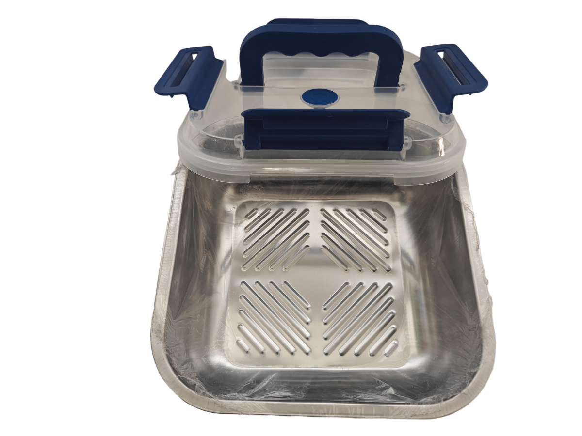 Yakimoto 2/4/6/8/10 PCS Extra-Large Stainless Steel Food Storage Containers With Blue Lids - Deep Design, Airtight Seal, Perfect For Refrigerator Organization, Meal Prep, Lunch Boxes & Kitchen Pantry - Image 17
