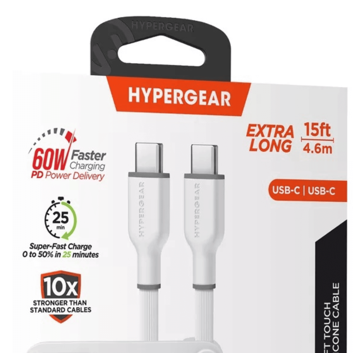 HyperGear Flexi PRO USB-C to USB-C Cable 15ft - Image 17
