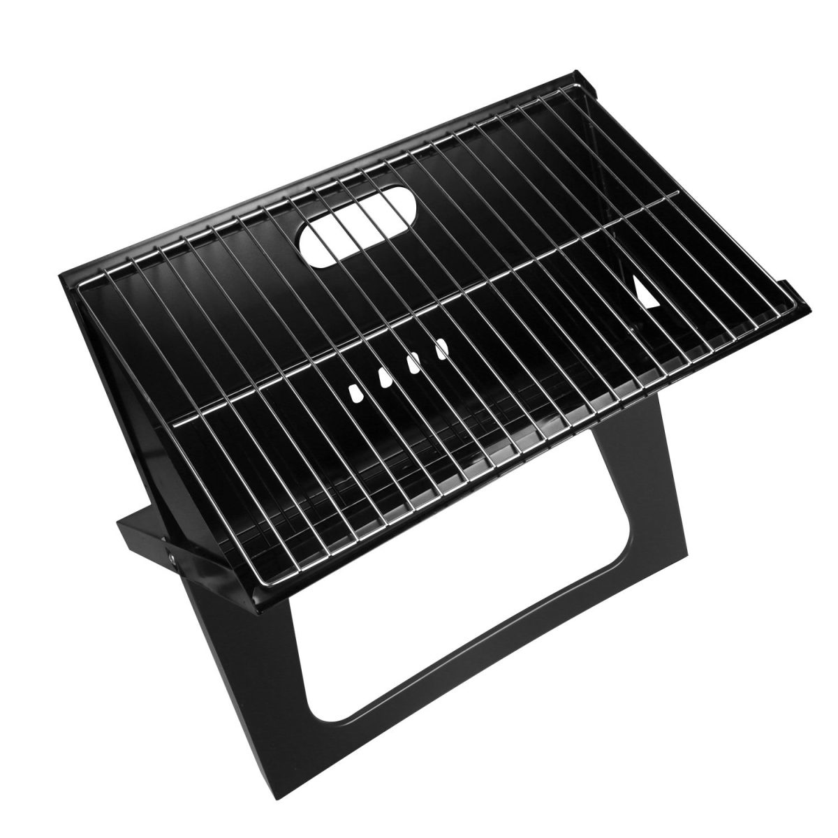 Portable Charcoal Grill - Mini BBQ Grill - Small Table Top Charcoal Grill for Camping, Outdoor Cooking - Foldable Camping Grill for Picnics, Tailgating and Backyard Grilling - Image 9