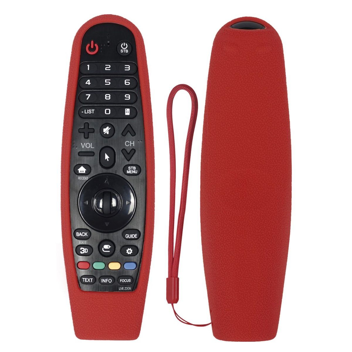Remote Case Compatible With LG Magic Remote; Shockproof Silicone Protective Cover For LG Smart TV Remote Control LG AN-MR19BA/AN-MR18BA/AN-MR650/AN-MR600 - Image 34