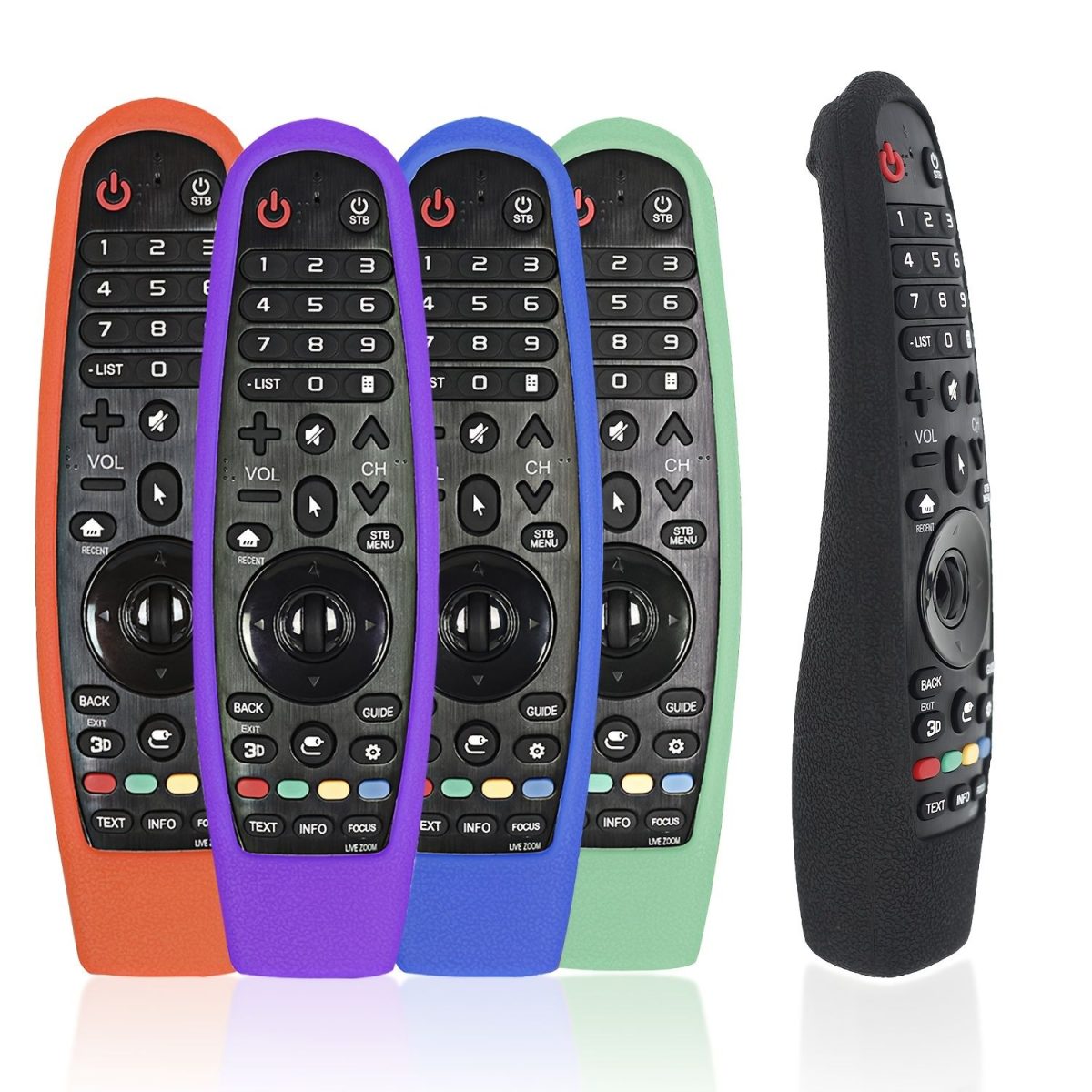 Remote Case Compatible With LG Magic Remote; Shockproof Silicone Protective Cover For LG Smart TV Remote Control LG AN-MR19BA/AN-MR18BA/AN-MR650/AN-MR600 - Image 15