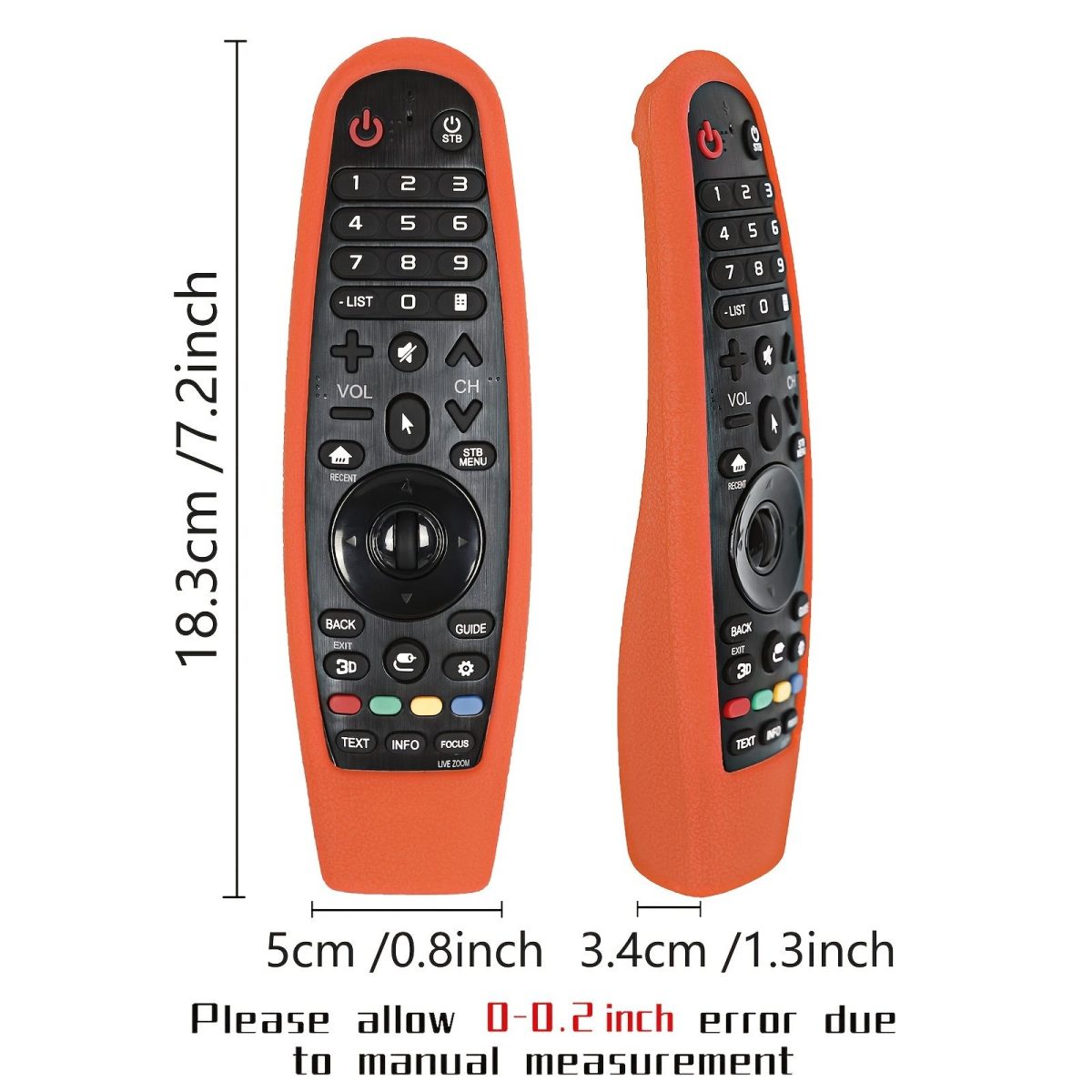 Remote Case Compatible With LG Magic Remote; Shockproof Silicone Protective Cover For LG Smart TV Remote Control LG AN-MR19BA/AN-MR18BA/AN-MR650/AN-MR600 - Image 55