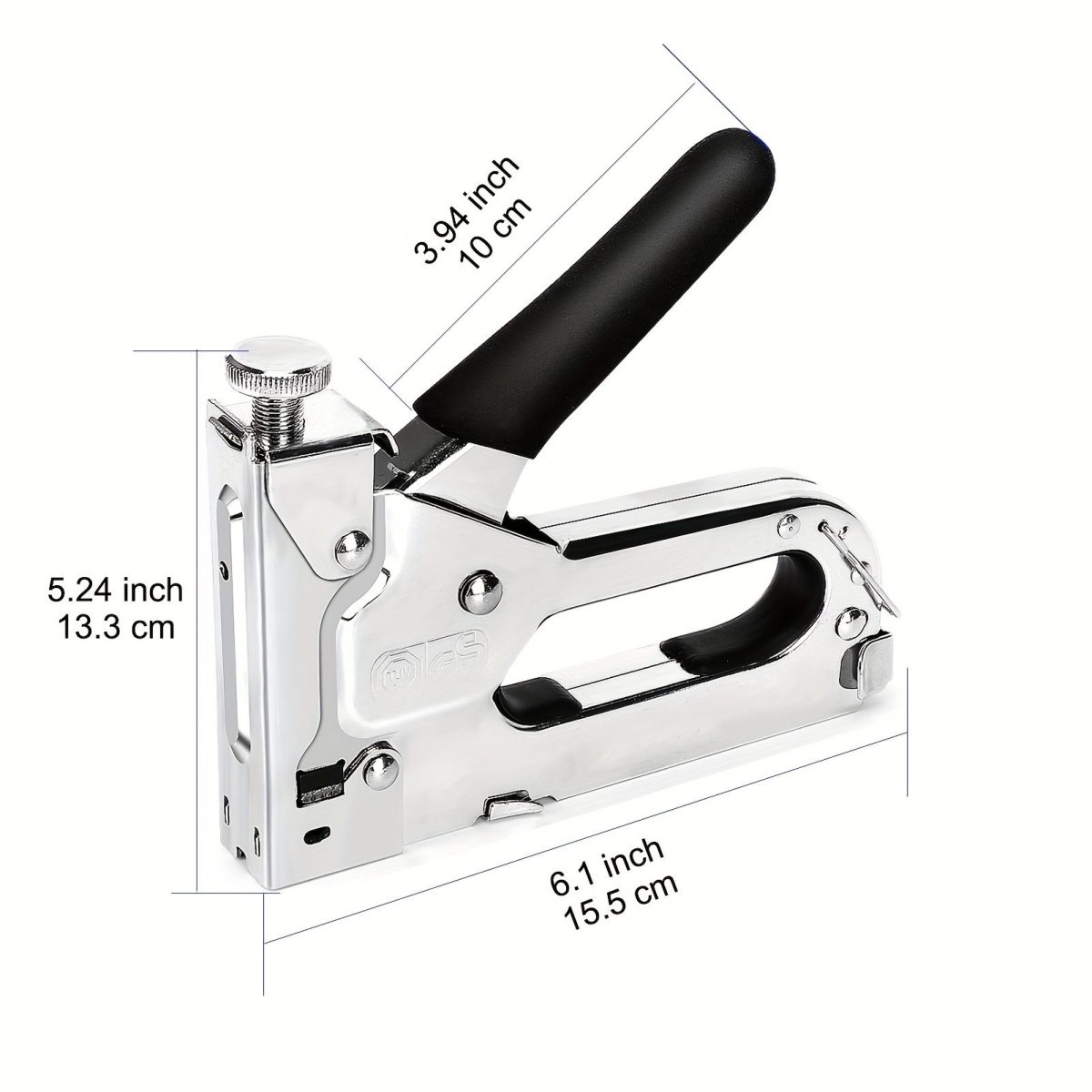1pc, 3 In 1 Heavy Duty Staple Gun Kit With 300 Staples, Upholstery Stapler For Fixing Material, Decoration, Carpentry, Furniture, Doors And Windows - Image 3