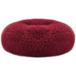 Pet Dog Bed Soft Warm Fleece Puppy Cat Bed Dog Cozy Nest Sofa Bed Cushion M Size