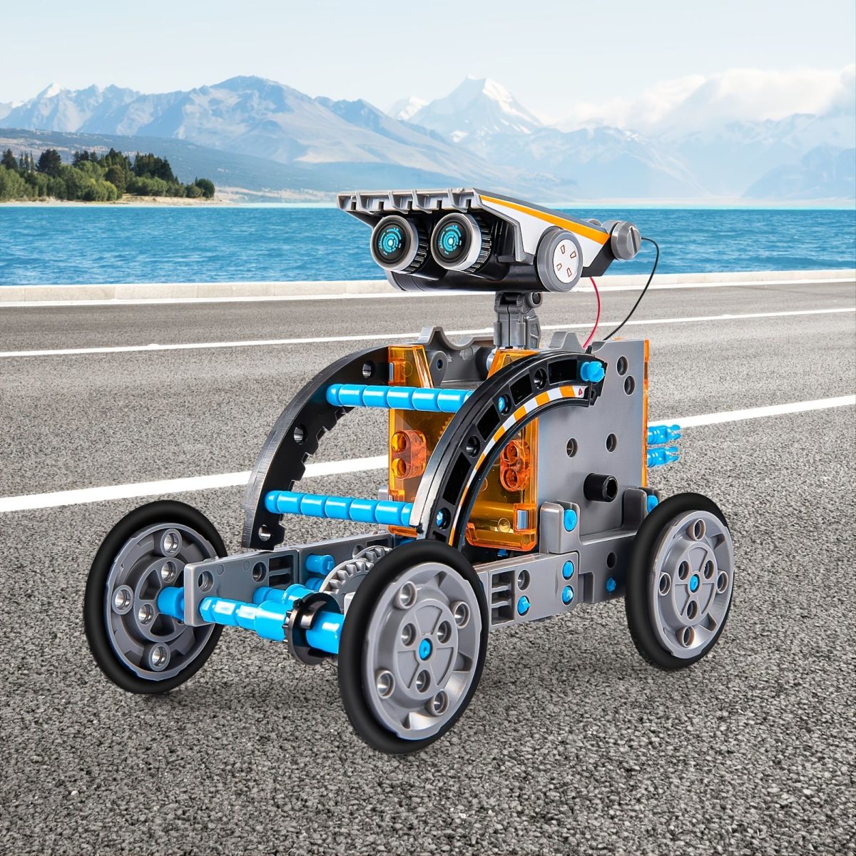 STEM Solar Robot Kit For Kids; 12-in-1 Educational STEM Science Experiment Toys; Solar Powered Building Kit DIY For 8 9 10 11 12 13 Years Old Boys & Girls Kids Toy - Image 8