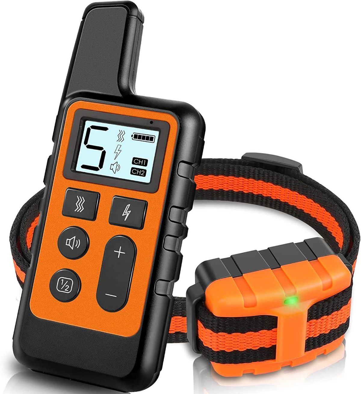 Dog Training Collar; Waterproof Shock Collars for Dog with Remote Range 1640 ft; 3 Training Modes; Beep; Vibration and Shock; Rechargeable Electric Dog Collar for Small Medium Large Dogs - Image 2