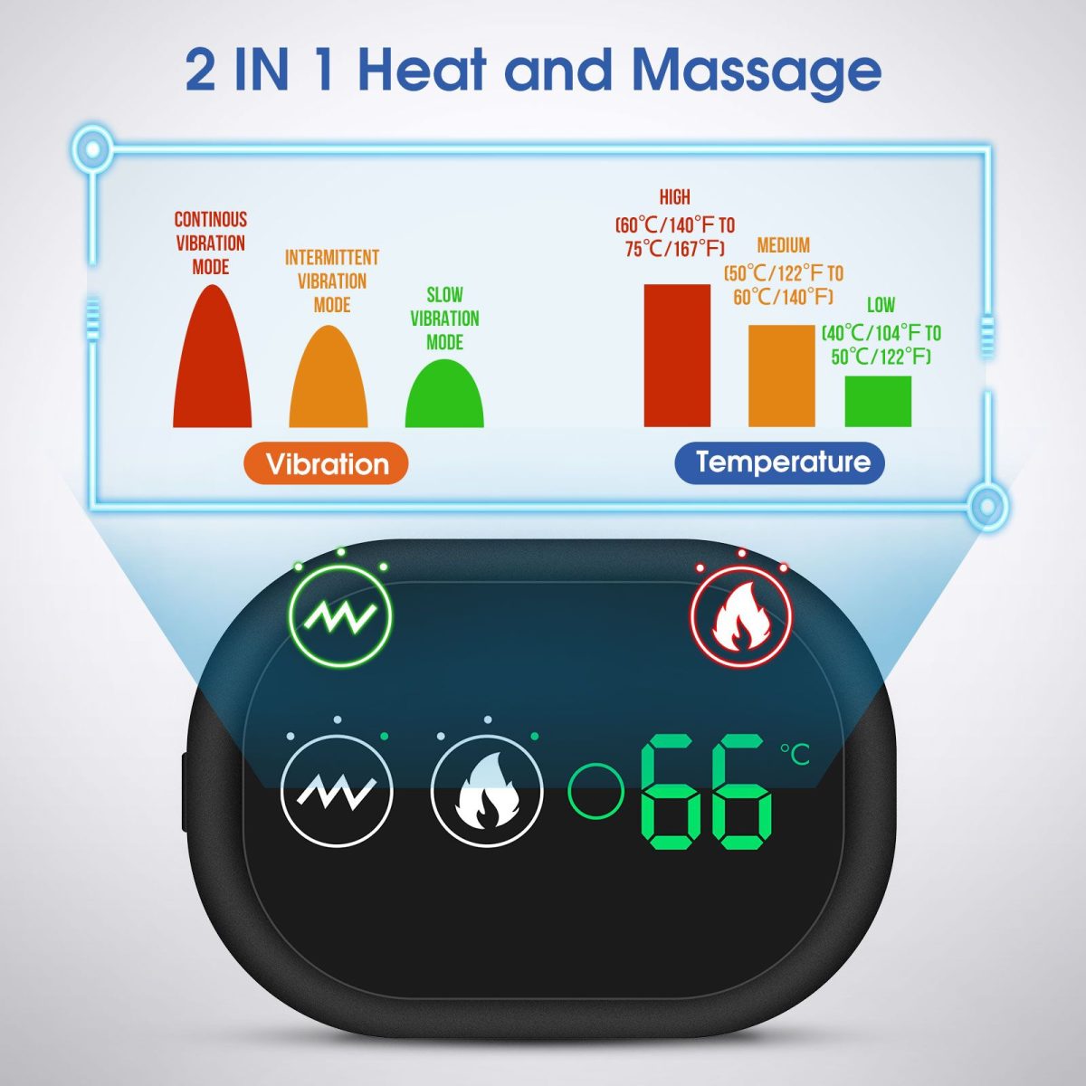 Electric Shoulder Massager Heating Pad Vibration Massage Support Belt Arthritis Pain Relief Shoulder Thermal Physiotherapy Brace - Image 5