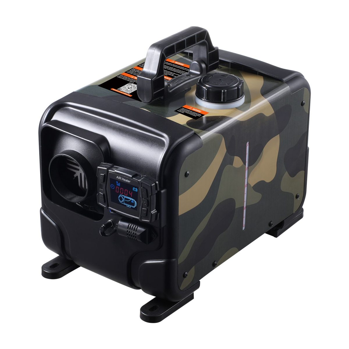 8KW Diesel Heater, 12V/24V All in One Diesel Air Heater, Bluetooth APP Control, Remote Control and Display Screen, CO Alarm, Fast Heating Horizontal Portable Diesel Heater for Vehicles, Garage - Image 9