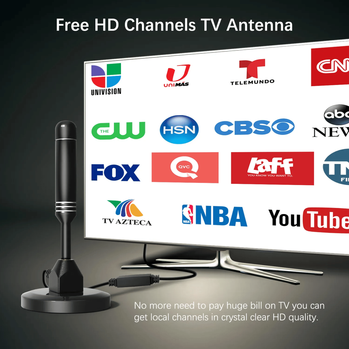 5600Miles Upgraded TV Antenna HDTV Amplified Digital 4K 1080P Long Range Indoor - Image 16