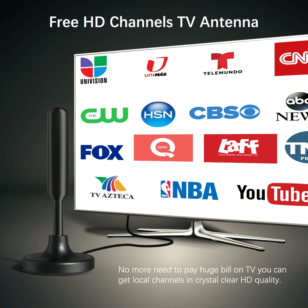5600Miles Upgraded TV Antenna HDTV Amplified Digital 4K 1080P Long Range Indoor - Image 8