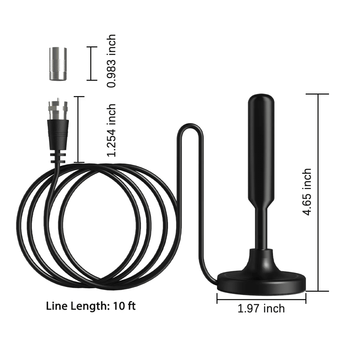 5600Miles Upgraded TV Antenna HDTV Amplified Digital 4K 1080P Long Range Indoor - Image 11