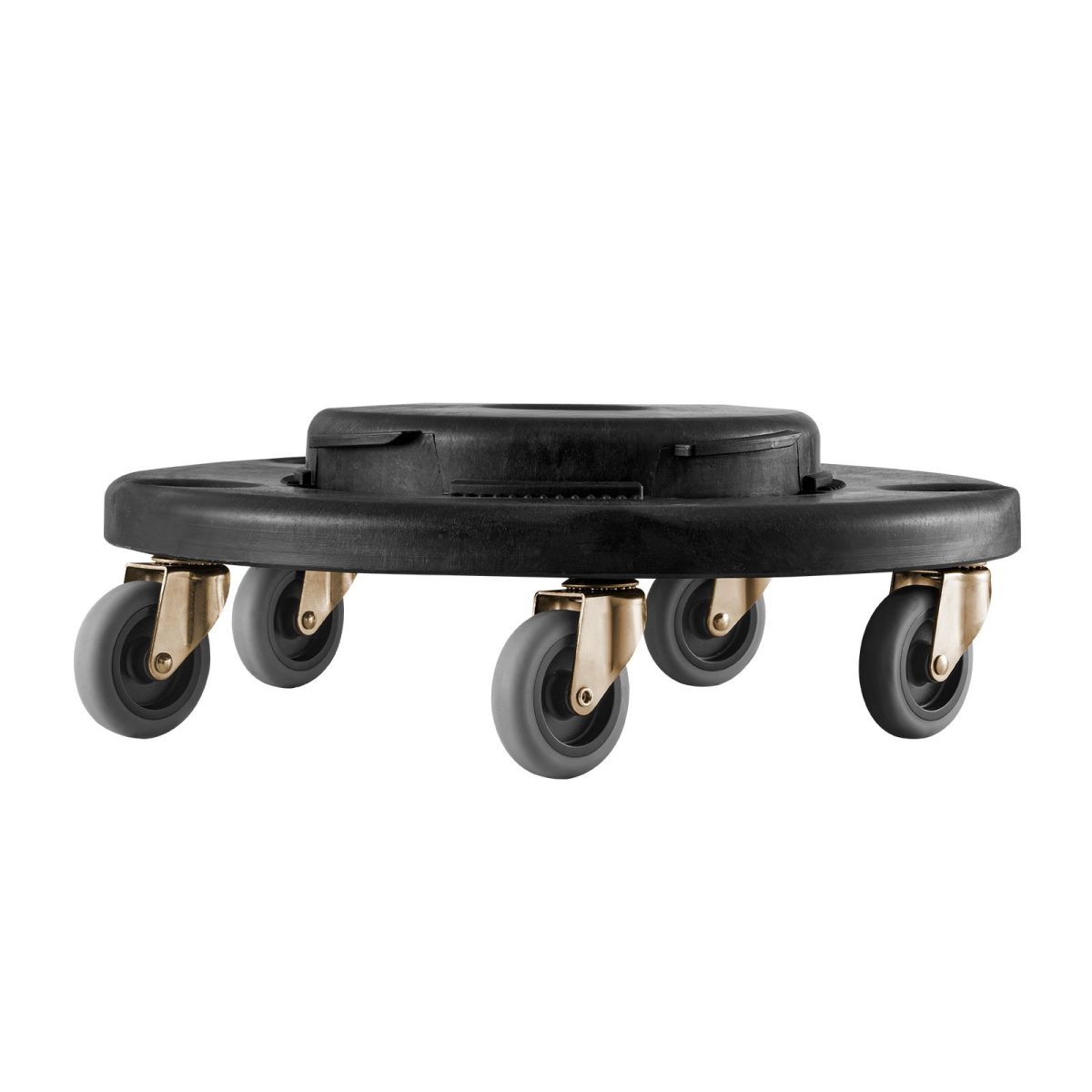 Trash Can Dolly, Fit 20, 32, 44, 55 Gallon Containers, Round Trash Can Roller Base with 4 Lockable Wheels, 500lbs Weight Capacity, Heavy Duty Barrel Dolly, Multi-Functional Rolling Dolly Cart - Image 3